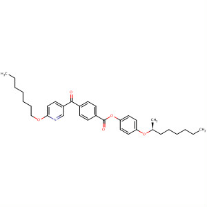 Benzoic acid, 4-[[6-(heptyloxy)-3-pyridinyl]carbonyl]-, 4-[(1-methylheptyl)oxy]phenyl ester, (S)-
