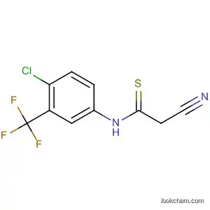 Molecular Structure of 184424-71-3 (Ethanethioamide, N-[4-chloro-3-(trifluoromethyl)phenyl]-2-cyano-)