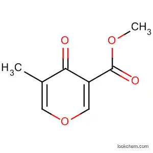 Molecular Structure of 184719-45-7 (4H-Pyran-3-carboxylic acid, 5-methyl-4-oxo-, methyl ester)
