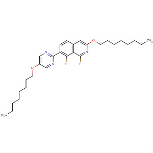 Isoquinoline, 1,8-difluoro-3-(octyloxy)-7-[5-(octyloxy)-2-pyrimidinyl]-