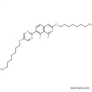 Molecular Structure of 184719-49-1 (Isoquinoline, 1,8-difluoro-3-(octyloxy)-7-[5-(octyloxy)-2-pyrimidinyl]-)