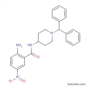 Molecular Structure of 184780-95-8 (Benzamide, 2-amino-N-[1-(diphenylmethyl)-4-piperidinyl]-5-nitro-)
