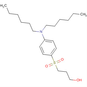 1-Propanol, 3-[[4-(dihexylamino)phenyl]sulfonyl]-