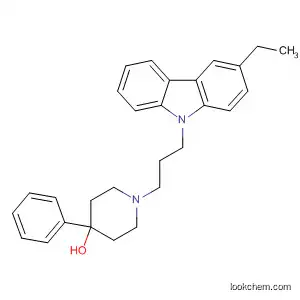 Molecular Structure of 184845-26-9 (4-Piperidinol, 1-[3-(3-ethyl-9H-carbazol-9-yl)propyl]-4-phenyl-)