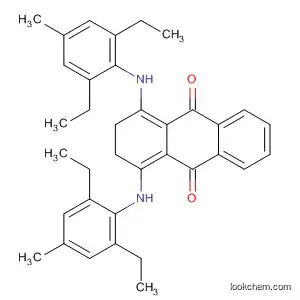 Molecular Structure of 184848-03-1 (9,10-Anthracenedione,
1,4-bis[(2,6-diethyl-4-methylphenyl)amino]-2,3-dihydro-)