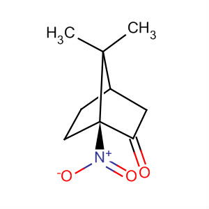 Molecular Structure of 184850-95-1 (Bicyclo[2.2.1]heptan-2-one, 7,7-dimethyl-1-nitro-, (1S)-)