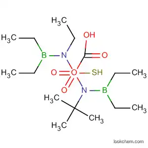 Molecular Structure of 184865-01-8 (Sulfoxylic diamide, N,N'-bis(diethylboryl)-N-(1,1-dimethylethyl)-N'-ethyl-)