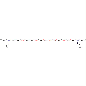 Molecular Structure of 184888-86-6 (3,6,9,12,15,18,21,24,27-Nonaoxanonacosane-1,29-diamine,
N,N,N',N'-tetrapropyl-)