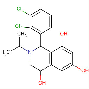 Molecular Structure of 184916-65-2 (4,6,8-Isoquinolinetriol,
1-(2,3-dichlorophenyl)-1,2,3,4-tetrahydro-2-(1-methylethyl)-)