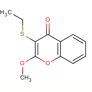 Molecular Structure of 184918-32-9 (4H-1-Benzopyran-4-one, 3-(ethylthio)-2-methoxy-)