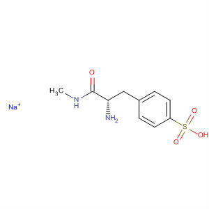 Molecular Structure of 184948-20-7 (Benzenesulfonic acid, 4-[2-amino-3-(methylamino)-3-oxopropyl]-,
monosodium salt, (S)-)