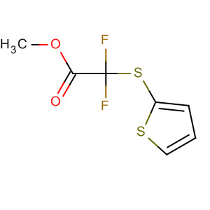 Molecular Structure of 184949-68-6 (Acetic acid, difluoro(2-thienylthio)-, methyl ester)
