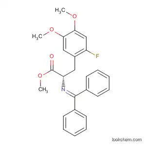 Molecular Structure of 184955-99-5 (L-Tyrosine, N-(diphenylmethylene)-2-fluoro-5-methoxy-O-methyl-, methyl
ester)