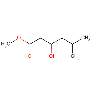 Molecular Structure of 184958-22-3 (Hexanoic acid, 3-hydroxy-5-methyl-, methyl ester, (3S)-)