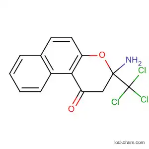 Molecular Structure of 185010-78-0 (1H-Naphtho[2,1-b]pyran-1-one,
3-amino-2,3-dihydro-3-(trichloromethyl)-)