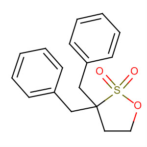1,2-Oxathiolane, 3,3-bis(phenylmethyl)-, 2,2-dioxide
