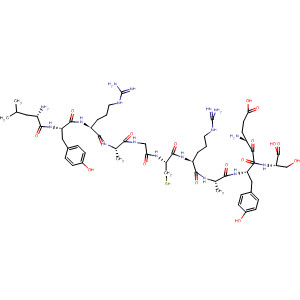 Molecular Structure of 185022-30-4 (L-Serine,
L-leucyl-L-tyrosyl-L-arginyl-L-alanylglycyl-L-cysteinyl-L-arginyl-L-alanyl-L-a-
glutamyl-L-tyrosyl-)