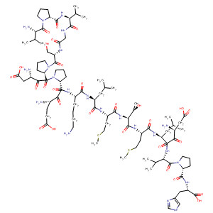 Molecular Structure of 185024-67-3 (L-Histidine,
L-valyl-L-prolyl-L-valylglycyl-L-seryl-L-a-aspartyl-L-prolyl-L-a-glutamyl-L-prol
yl-L-lysyl-L-leucyl-L-methionyl-L-threonyl-L-methionyl-L-a-aspartyl-L-leucyl-L
-valyl-L-prolyl-)