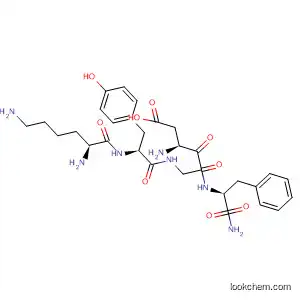 Molecular Structure of 185027-42-3 (L-Phenylalaninamide, L-lysyl-L-tyrosyl-L-a-aspartylglycyl-)