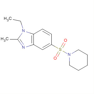 Piperidine, 1-[(1-ethyl-2-methyl-1H-benzimidazol-5-yl)sulfonyl]-