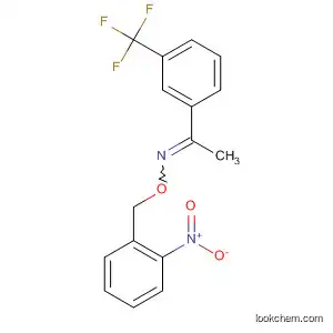 Molecular Structure of 185032-71-7 (Ethanone, 1-[3-(trifluoromethyl)phenyl]-, O-[(2-nitrophenyl)methyl]oxime)