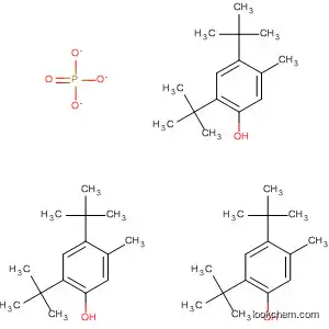 Molecular Structure of 185034-22-4 (Phenol, 2,4-bis(1,1-dimethylethyl)-5-methyl-, phosphate (3:1))