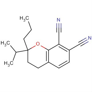 2H-1-Benzopyran-7,8-dicarbonitrile, 3,4-dihydro-2-(1-methylethyl)-2-propyl-