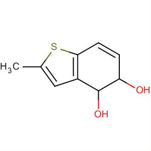 Molecular Structure of 185106-33-6 (Benzo[b]thiophene-4,5-diol, 4,5-dihydro-2-methyl-)