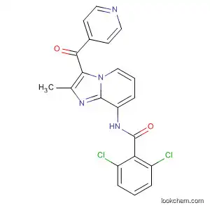 Molecular Structure of 185131-43-5 (Benzamide,
2,6-dichloro-N-[2-methyl-3-(4-pyridinylcarbonyl)imidazo[1,2-a]pyridin-8-
yl]-)