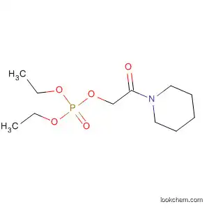 Molecular Structure of 185208-06-4 (Phosphoric acid, diethyl 2-oxo-2-(1-piperidinyl)ethyl ester)