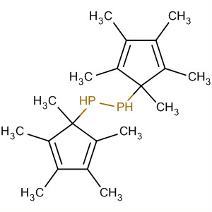 Molecular Structure of 185330-75-0 (Diphosphine, 1,2-bis(1,2,3,4,5-pentamethyl-2,4-cyclopentadien-1-yl)-)