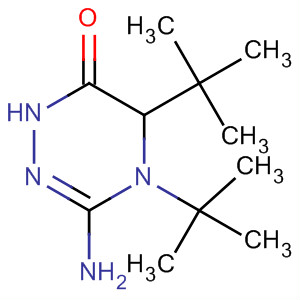 Molecular Structure of 185330-97-6 (1,2,4-Triazin-6(1H)-one,
3-amino-4,5-bis(1,1-dimethylethyl)-4,5-dihydro-)