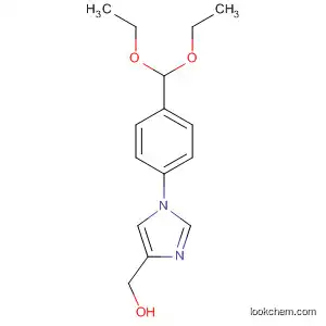 Molecular Structure of 185334-25-2 (1H-Imidazole-4-methanol, a-[4-(diethoxymethyl)phenyl]-)