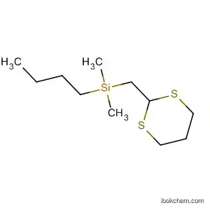 Molecular Structure of 185418-47-7 (Silane, butyl(1,3-dithian-2-ylmethyl)dimethyl-)