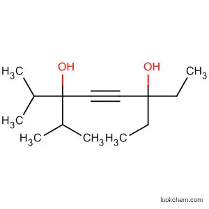 Molecular Structure of 185423-49-8 (4-Octyne-3,6-diol, 6-ethyl-2-methyl-3-(1-methylethyl)-)