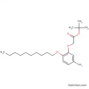Molecular Structure of 185427-40-1 (Acetic acid, [5-amino-2-(decyloxy)phenoxy]-, 1,1-dimethylethyl ester)