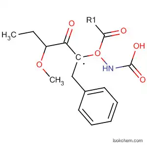 Molecular Structure of 185434-74-6 (Carbamic acid, [3-methoxy-2-oxo-1-(phenylmethyl)propyl]-, ethyl ester,
(S)-)