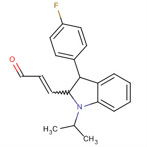 2-Propenal, 3-[3-(4-fluorophenyl)-2,3-dihydro-1-(1-methylethyl)-1H-indol-2-yl]-
