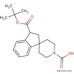 Molecular Structure of 185526-40-3 (Spiro[1H-indene-1,4'-piperidine]-1',3-dicarboxylic acid, 2,3-dihydro-,
1'-(1,1-dimethylethyl) ester, (3R)-)