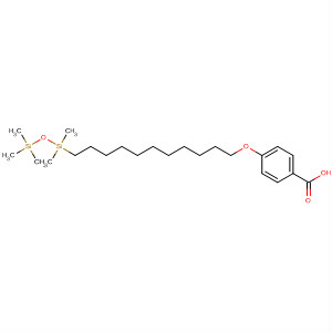 Benzoic acid, 4-[[11-(pentamethyldisiloxanyl)undecyl]oxy]-