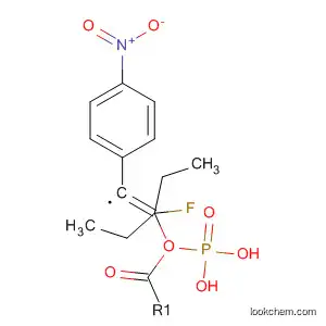 Molecular Structure of 185537-54-6 (Phosphonic acid, [1-fluoro-2-(4-nitrophenyl)ethenyl]-, diethyl ester, (Z)-)
