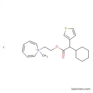 Molecular Structure of 185543-43-5 (1H-Azepinium,
1-[2-[(cyclohexyl-3-thienylacetyl)oxy]ethyl]hexahydro-1-methyl-, iodide)