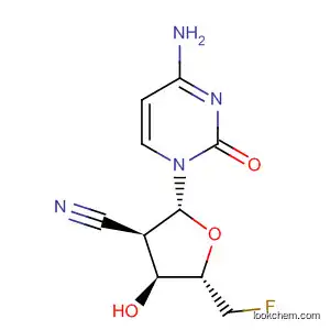 Molecular Structure of 185609-59-0 (Cytidine, 2'-cyano-2',5'-dideoxy-5'-fluoro-)