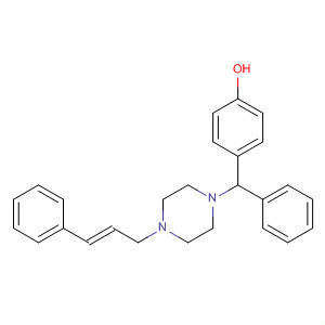 Phenol, 4-[phenyl[4-(3-phenyl-2-propenyl)-1-piperazinyl]methyl]-, (E)-