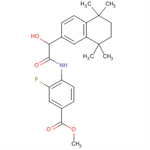 Benzoic acid, 3-fluoro-4-[[hydroxy(5,6,7,8-tetrahydro-5,5,8,8-tetramethyl-2-naphthalen yl)acetyl]amino]-, methyl ester