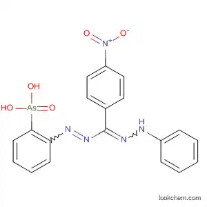 Molecular Structure of 185693-01-0 (Arsonic acid, [2-[[(4-nitrophenyl)(phenylhydrazono)methyl]azo]phenyl]-)