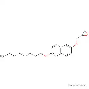 Molecular Structure of 188534-86-3 (Oxirane, [[[6-(octyloxy)-2-naphthalenyl]oxy]methyl]-)