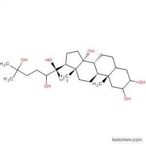 Molecular Structure of 188748-99-4 (Cholestane-2,3,14,20,22,25-hexol, (2b,3b,22R)-)