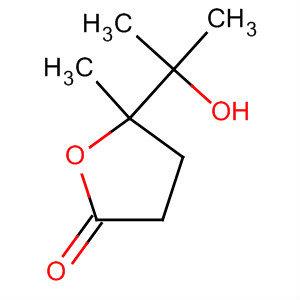 Molecular Structure of 188758-61-4 (2(3H)-Furanone, dihydro-5-(1-hydroxy-1-methylethyl)-5-methyl-)