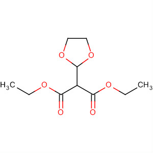 Molecular Structure of 188761-06-0 (Propanedioic acid, 1,3-dioxolan-2-yl-, diethyl ester)